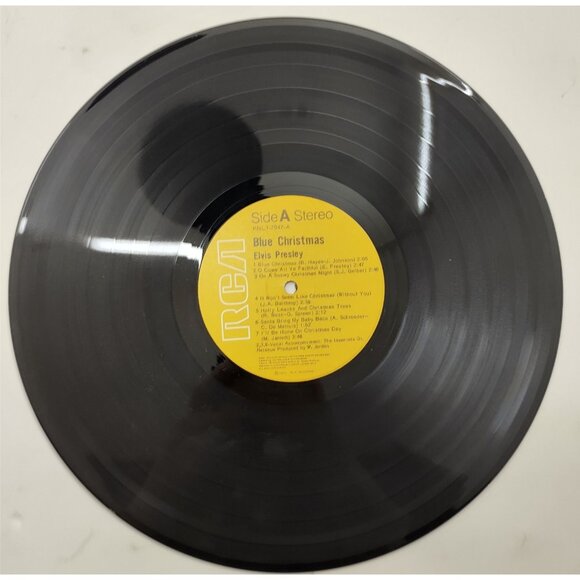 Elvis Presley – Blue Christmas Pure Gold KNL1-7047 Vinyl LP - Picture 6 of 9